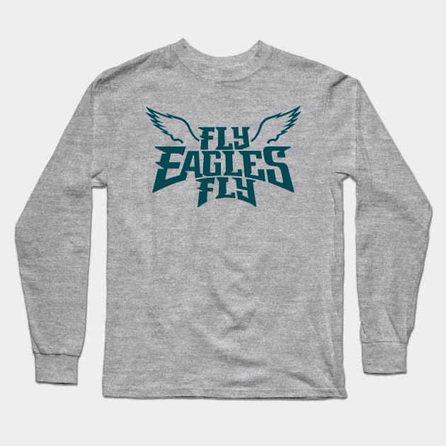 Fly Eagles Fly Long Sleeve T-Shirt by FanSwagUnltd